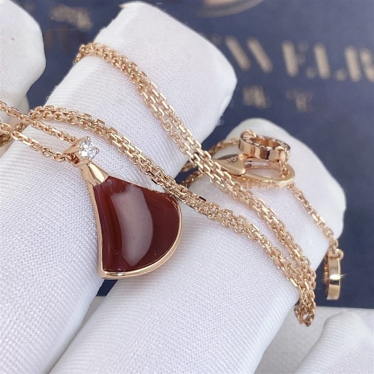 [Stellar Jewelry]DREAM NECKLACE CARNELIAN 1 DIAMOND