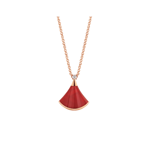 [Stellar Jewelry]DREAM NECKLACE CARNELIAN 1 DIAMOND