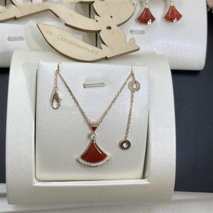 [Stellar Jewelry]DREAM NECKLACE CARNELIAN DIAMOND