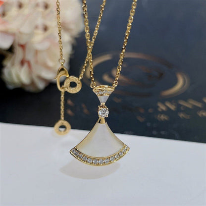 [Stellar Jewelry]DREAM NECKLACE MOP GOLD DIAMOND
