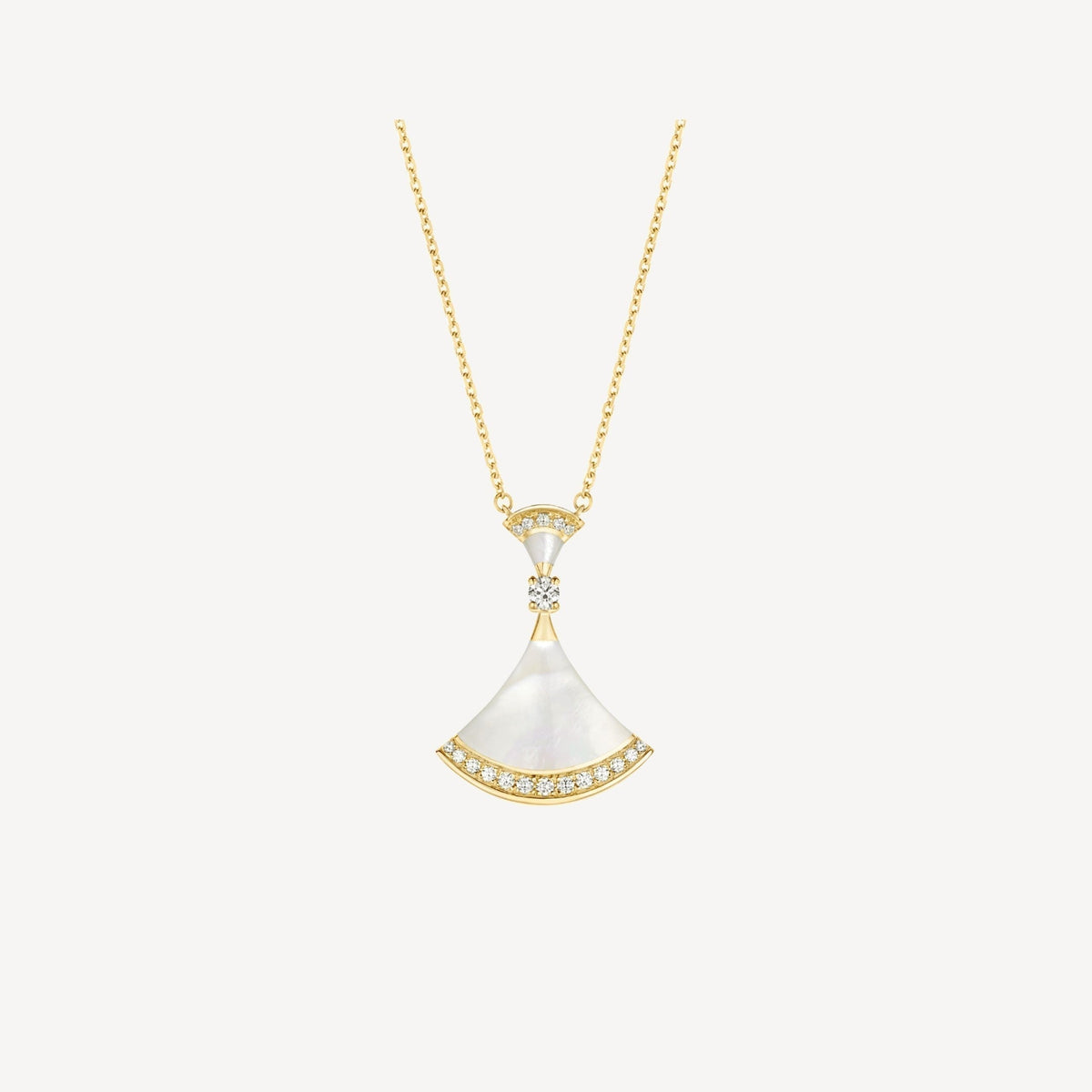[Stellar Jewelry]DREAM NECKLACE MOP GOLD DIAMOND
