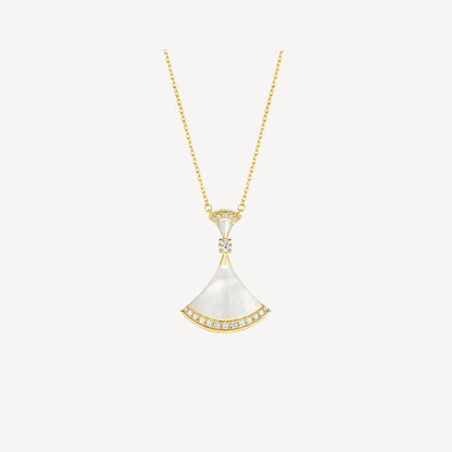 [Stellar Jewelry]DREAM NECKLACE MOP GOLD DIAMOND