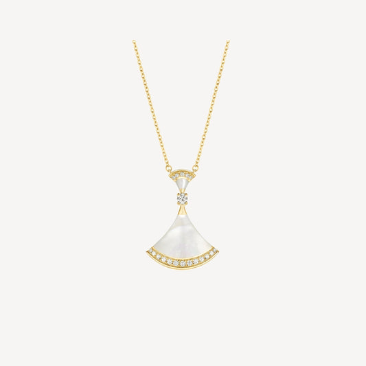 [Stellar Jewelry]DREAM NECKLACE MOP GOLD DIAMOND