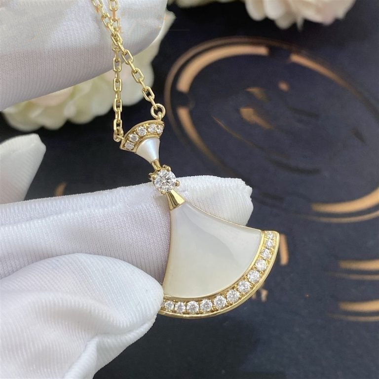 [Stellar Jewelry]DREAM NECKLACE MOP GOLD DIAMOND