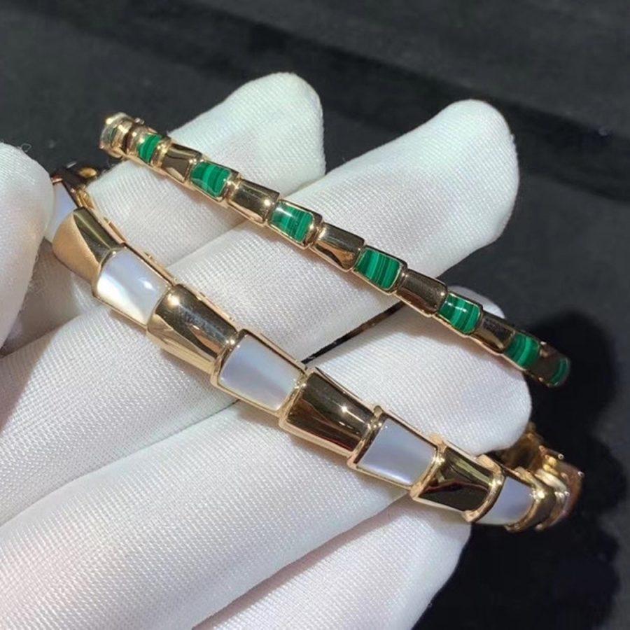 [Stellar Jewelry]SERPENTI BRACELET PINK GOLD MOP