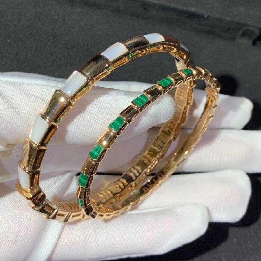 [Stellar Jewelry]SERPENTI BRACELET PINK GOLD MOP