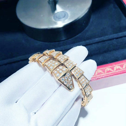 [Stellar Jewelry]SERPENTI BRACELET 8MM PINK GOLD DIAMOND