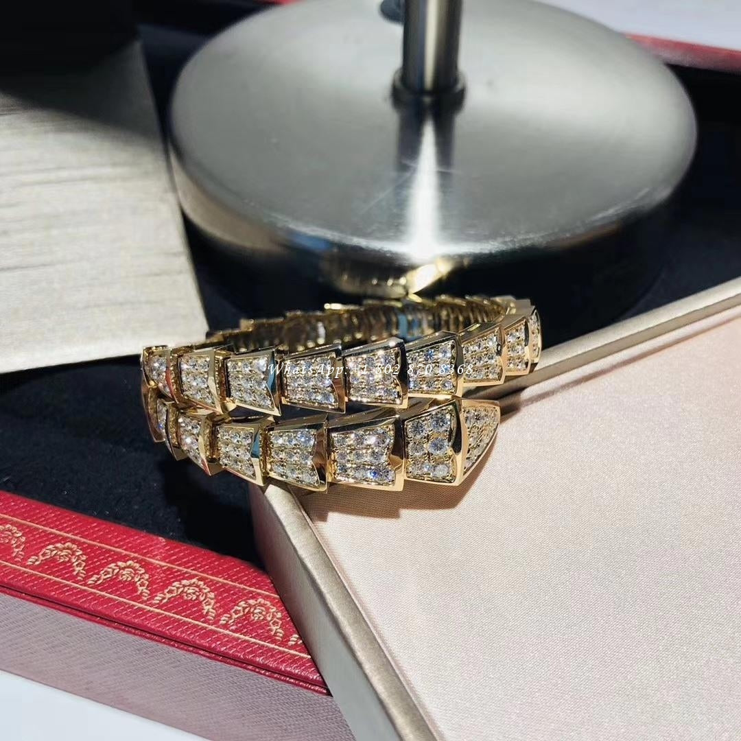 [Stellar Jewelry]SERPENTI BRACELET 8MM GOLD DIAMOND