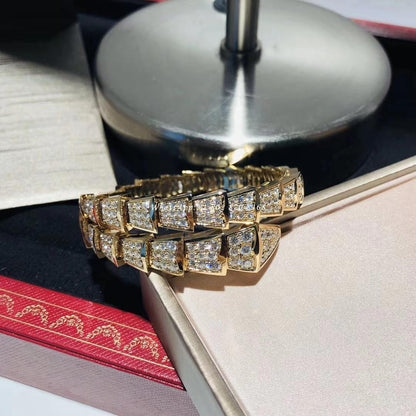 [Stellar Jewelry]SERPENTI BRACELET 8MM GOLD DIAMOND