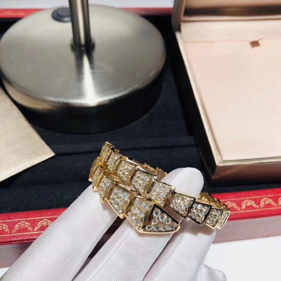 [Stellar Jewelry]SERPENTI BRACELET 8MM GOLD DIAMOND