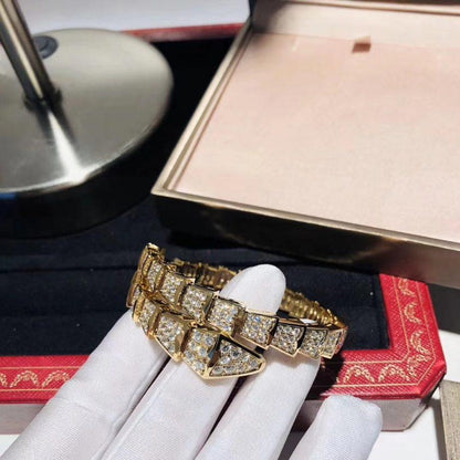 [Stellar Jewelry]SERPENTI BRACELET 8MM GOLD DIAMOND