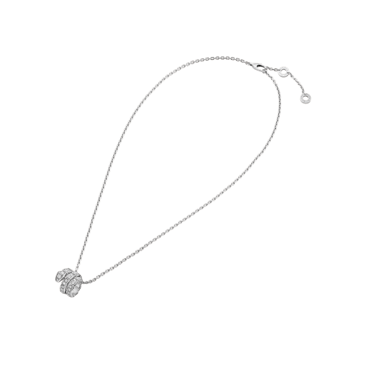 [Stellar Jewelry]SERPENTI  NECKLACE DOUBLE RING DIAMOND