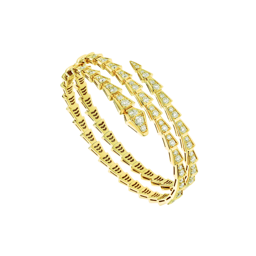 [Stellar Jewelry]SERPENTI BRACELET GOLD DIAMOND DOUBLE ROW
