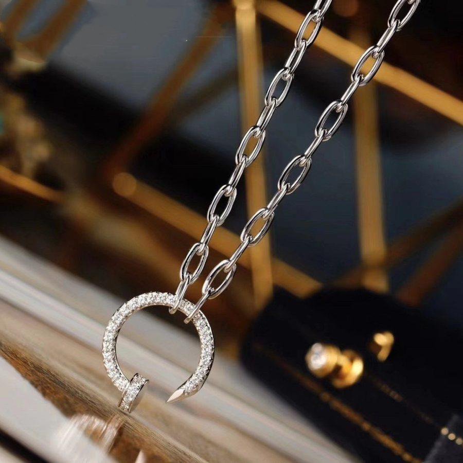 [Stellar Jewelry]JUSTE NECKLACE FULL DIAMONDS