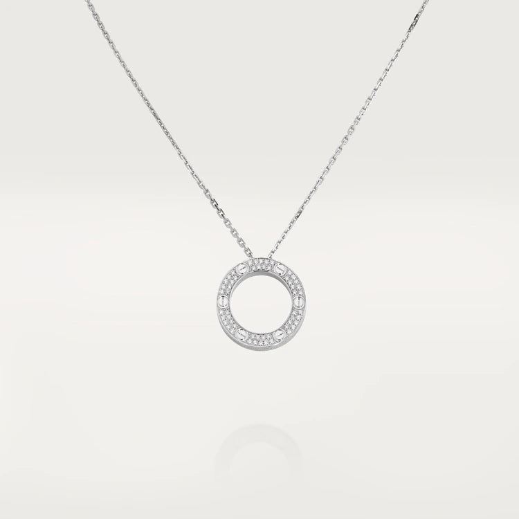 [Stellar Jewelry]LOVE NECKLACE ADJUSTABLE SILVER