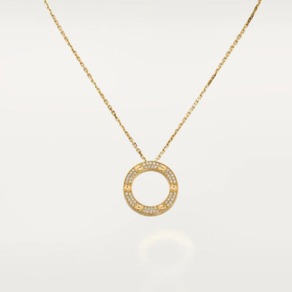 [Stellar Jewelry]LOVE NECKLACE ADJUSTABLE ROSE GOLD