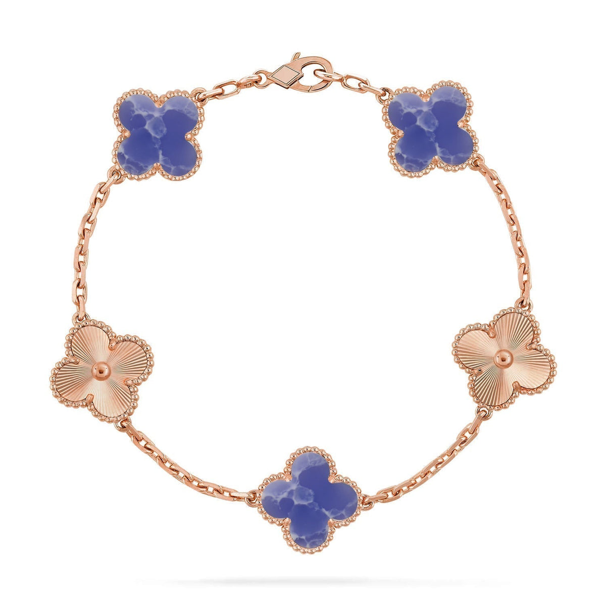 [Stellar Jewelry]CLOVER 5 MOTIF BLUE VEINS BRACELET COLLECTION