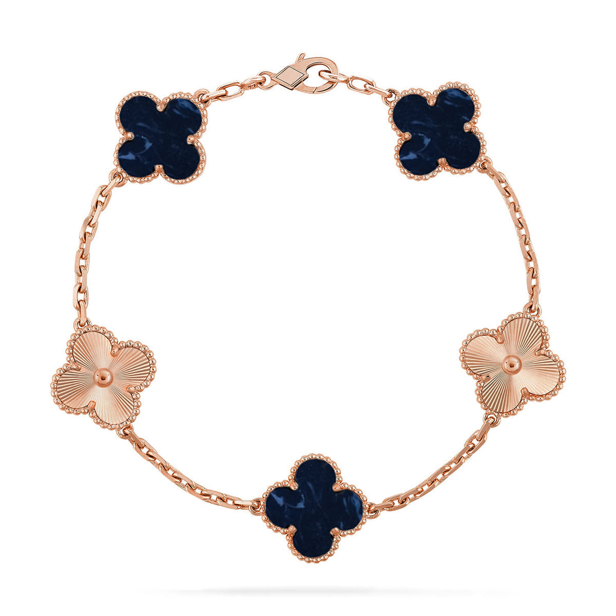 [Stellar Jewelry]CLOVER 5 MOTIF PIETERSITE BRACELET COLLECTION