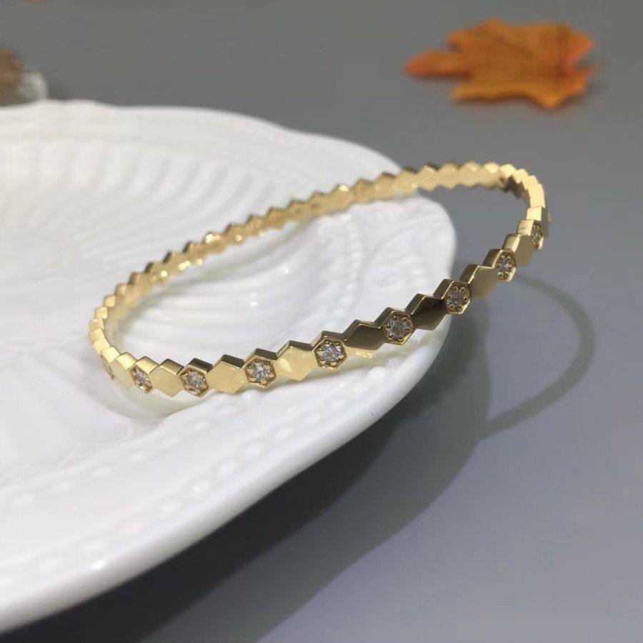 [Stellar Jewelry]BEE LOVE GOLD DIAMOND BRACELET