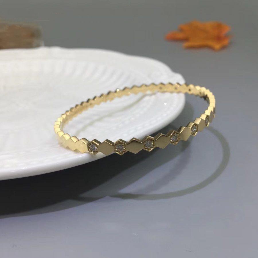 [Stellar Jewelry]BEE LOVE GOLD DIAMOND BRACELET