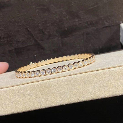 [Stellar Jewelry]BEE LOVE GOLD BRACELET FULL DIAMOND