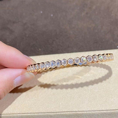 [Stellar Jewelry]BEE LOVE GOLD BRACELET FULL DIAMOND