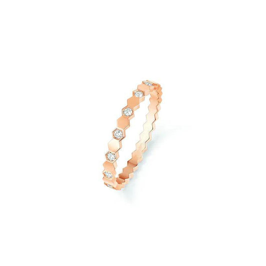 [Stellar Jewelry]BEE LOVE RING PINK GOLD DIAMOND