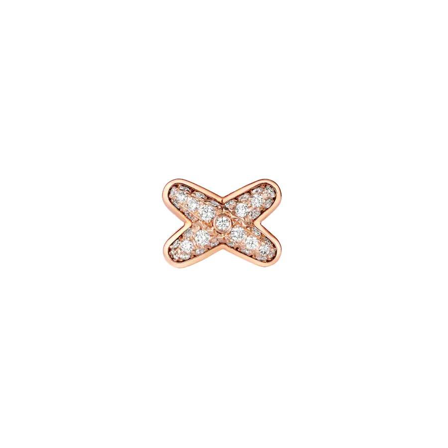 [Stellar Jewelry]JEUX DE PINK GOLD DIAMOND EARRINGS