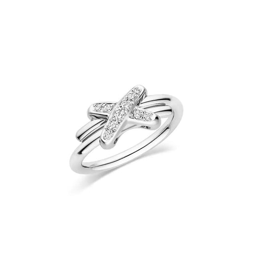 [Stellar Jewelry]JEUX DE SILVER DIAMOND RING