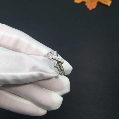 [Stellar Jewelry]JEUX DE SILVER DIAMOND RING