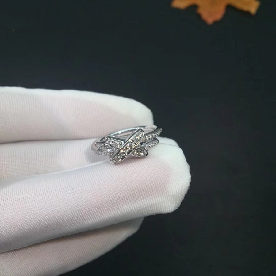 [Stellar Jewelry]JEUX DE SILVER DIAMOND RING