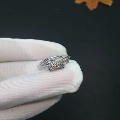 [Stellar Jewelry]JEUX DE SILVER DIAMOND RING