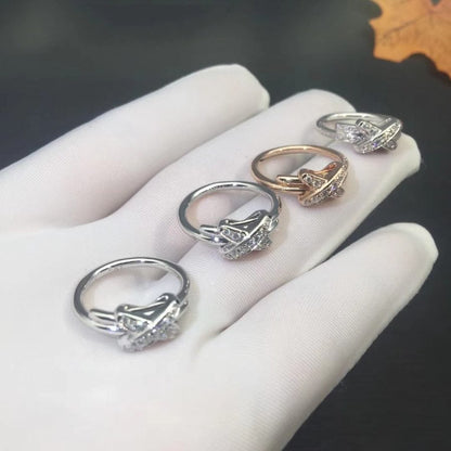 [Stellar Jewelry]JEUX DE SILVER DIAMOND RING