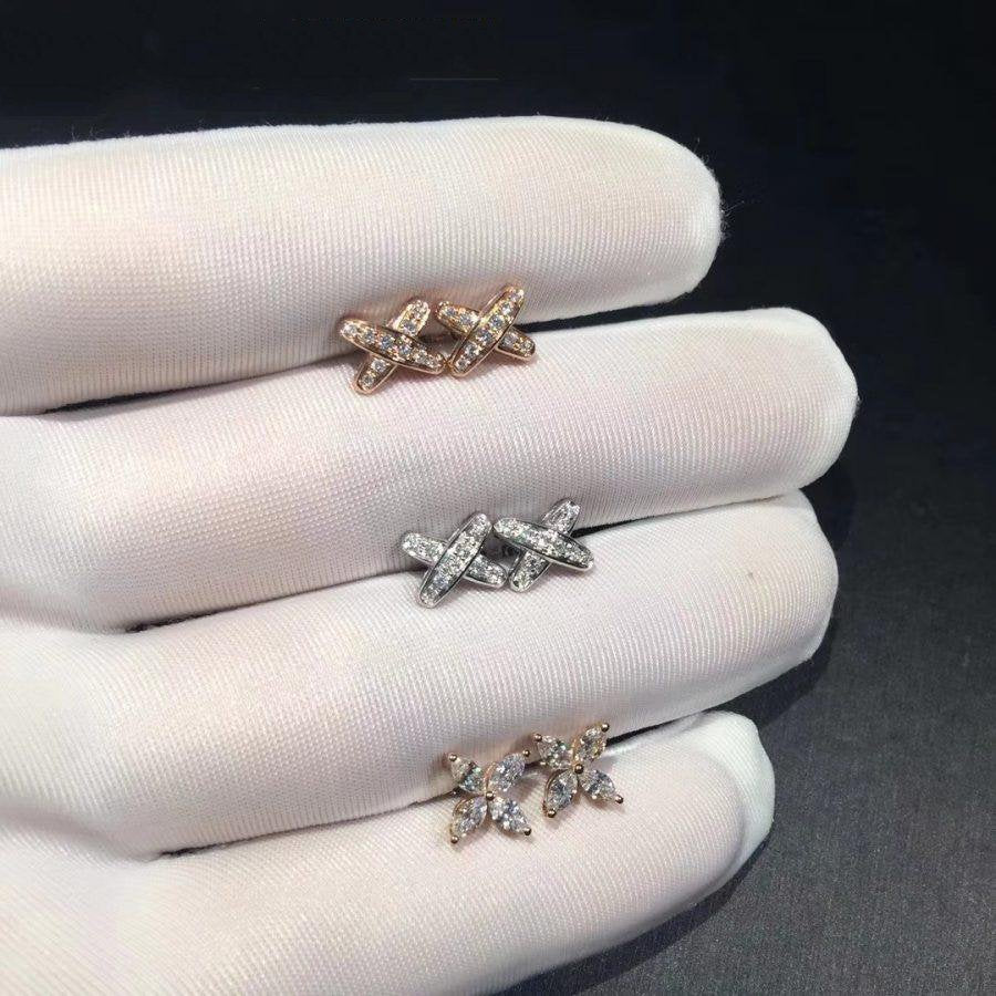 [Stellar Jewelry]JEUX DE DIAMOND EARRINGS