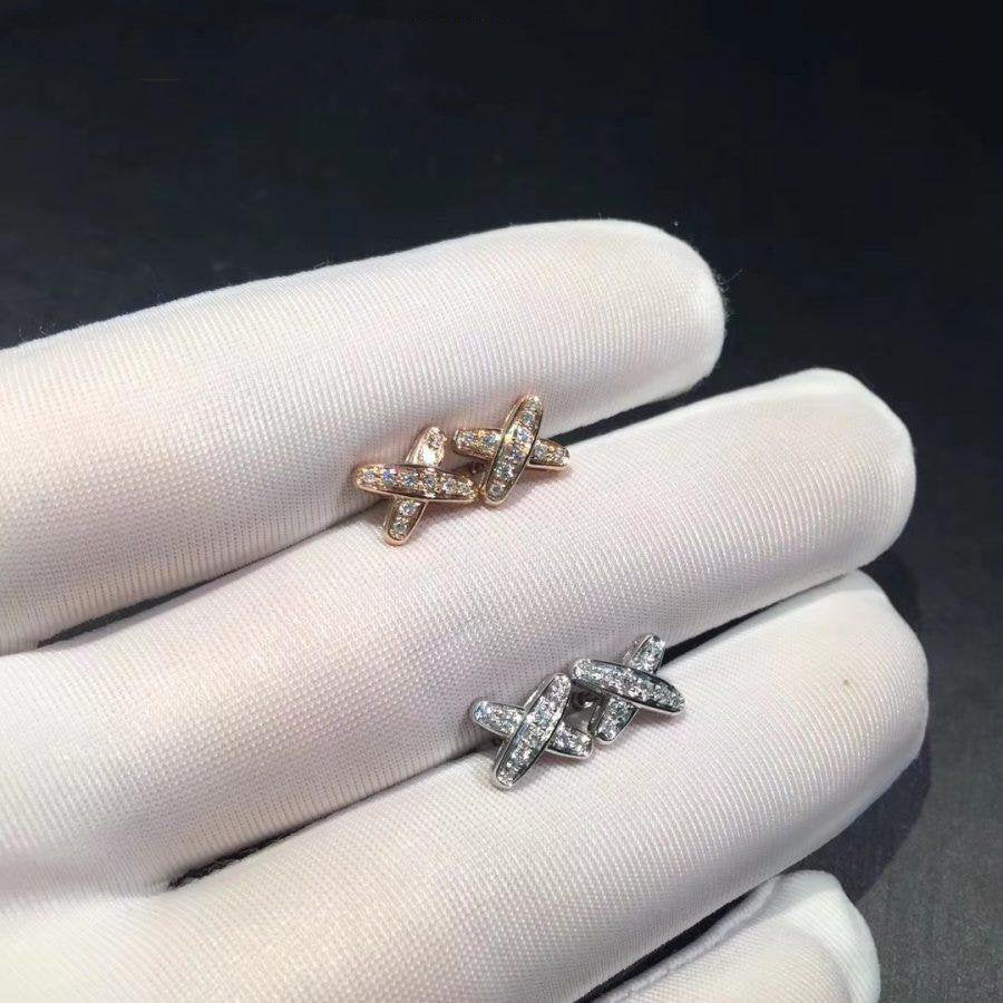 [Stellar Jewelry]JEUX DE DIAMOND EARRINGS