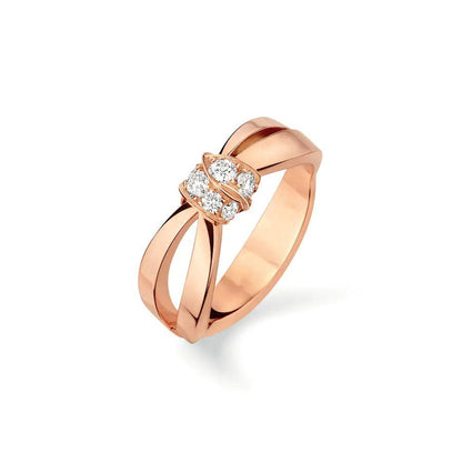 [Stellar Jewelry]LIENS RING PINK GOLD DIAMOND