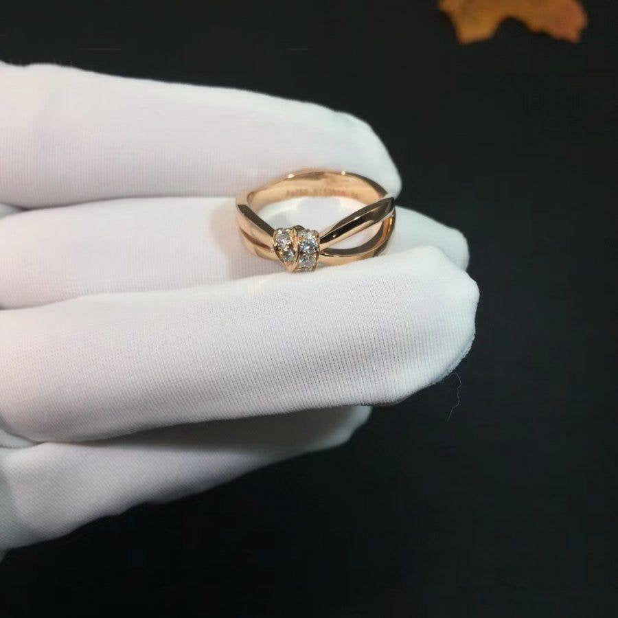 [Stellar Jewelry]LIENS RING PINK GOLD DIAMOND
