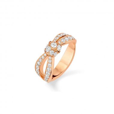 [Stellar Jewelry]LIENS PINK GOLD DIAMOND RING