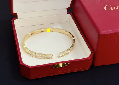 [Stellar Jewelry]LOVE DIAMOND OPEN  BRACELET