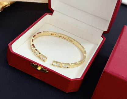 [Stellar Jewelry]LOVE DIAMOND OPEN  BRACELET
