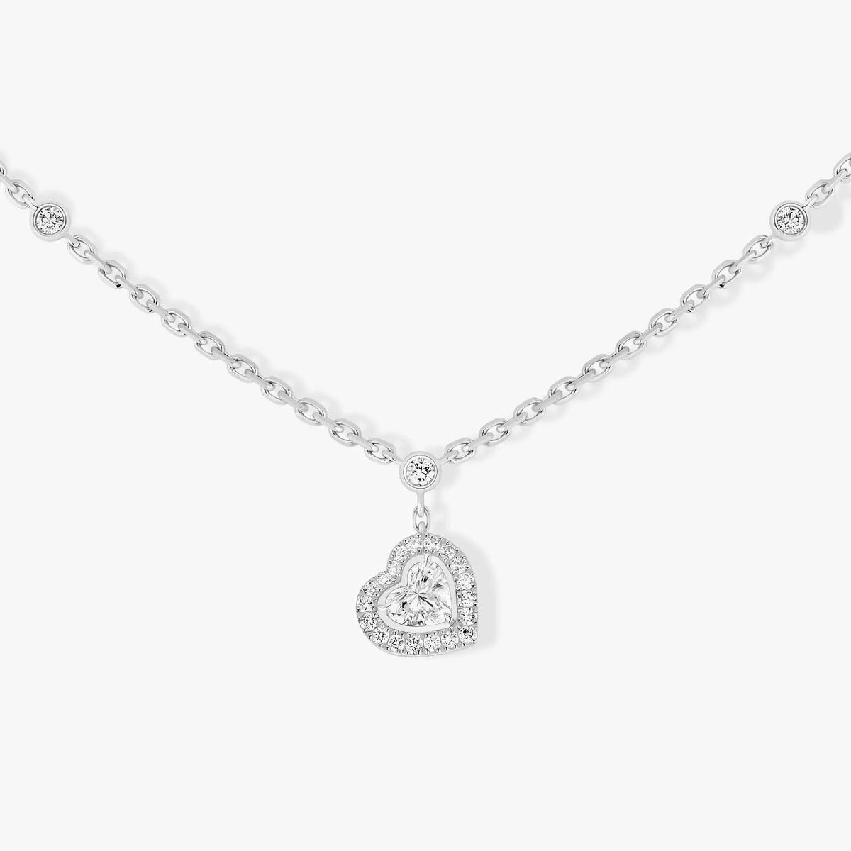 [Stellar Jewelry]JOY HEART DIAMOND NECKLACE