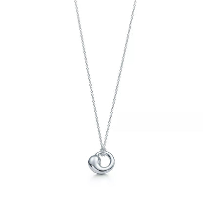 [Stellar jewels]SNAIL PEDANT SILVER NECKLACE