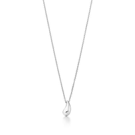 [Stellar jewels]ELSA PERETTI TEARDROP PENDANT STERLING SILVER NECKLACE