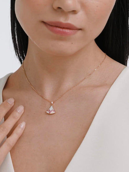 [Stellar Jewelry]BVLGARI Divas' Dream Qixi Exclusive Pink Gemstone Necklace