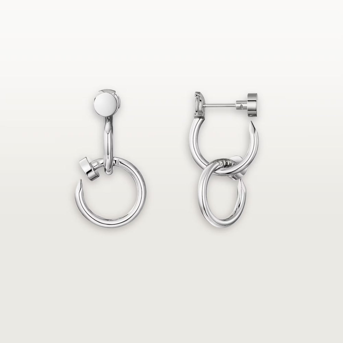[Stellar Jewelry]JUSTE NO DIAMOND DOUBLE EARRINGS