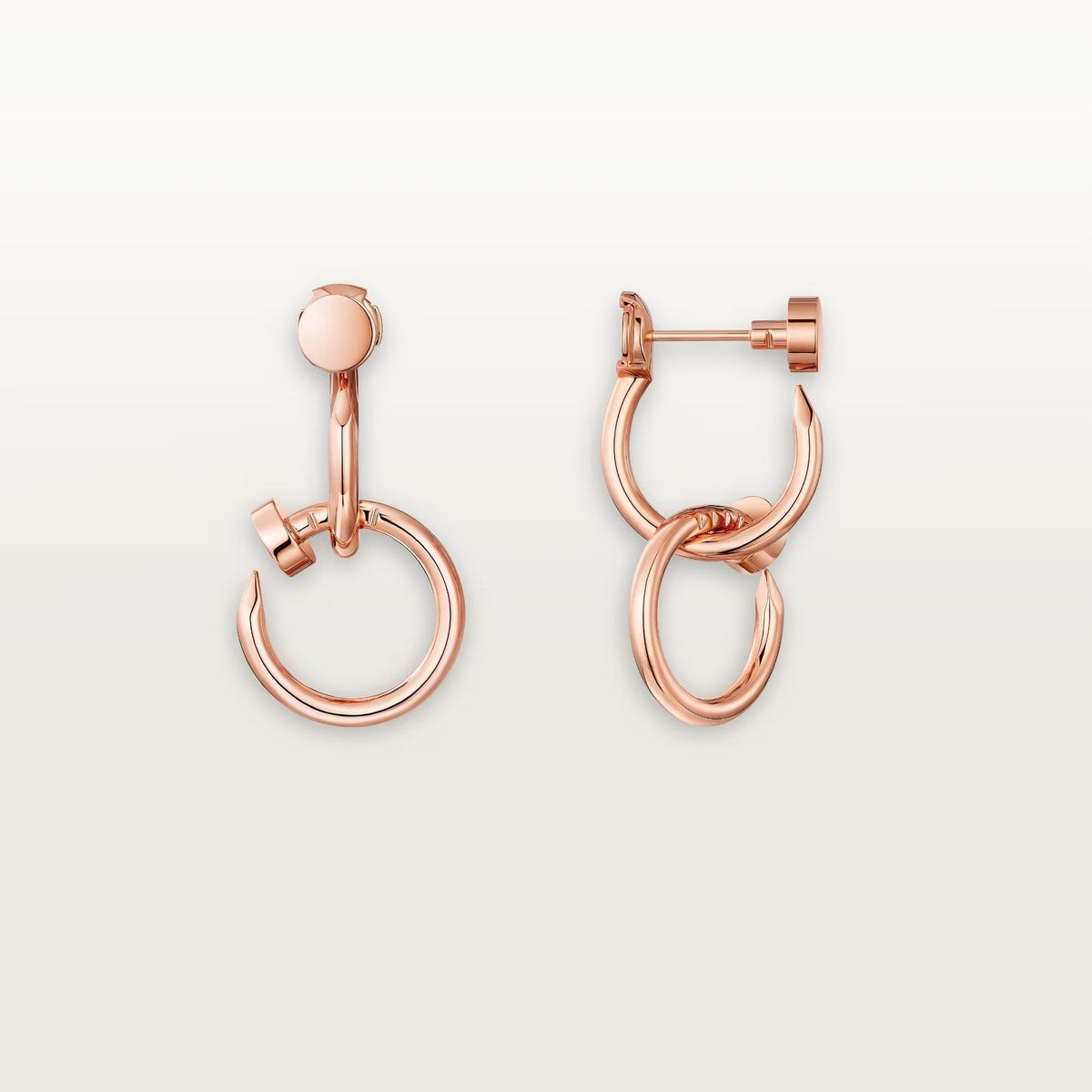 [Stellar Jewelry]JUSTE NO DIAMOND DOUBLE EARRINGS