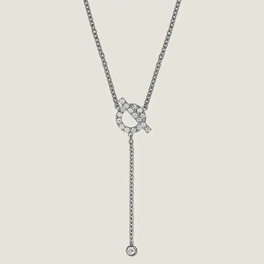 [Stellar Jewelry]FINESSE SILVER DIAMOND NECKLACE