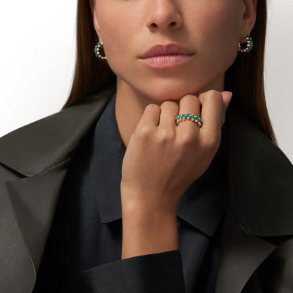 [Stellar Jewelry]CLASH 7.9MM AGATE CHALCEDONY RING