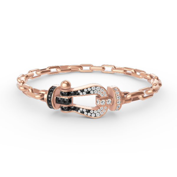 [Stellar Jewelry]FORCE LARGE HORSESHOE CLASP  METAL BRACELET