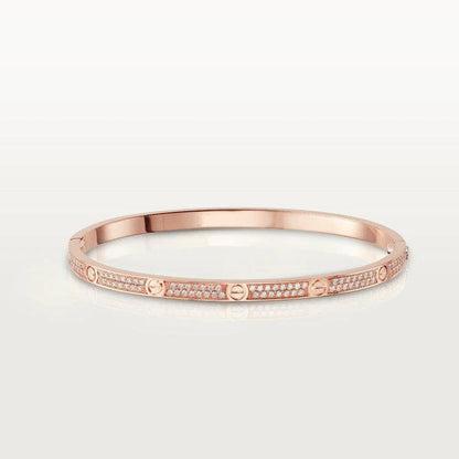[Stellar Jewelry]LOVE BRACELET 3.65MM DIAMOND-PAVED
